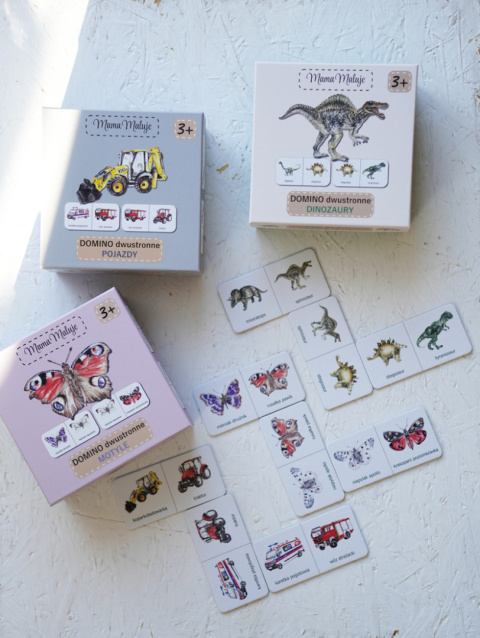 Domino dwustronne Dinozaury Domino dwustronne Dinozaury