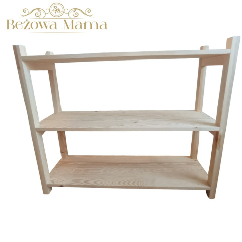 Regał sosnowy do pokoju dziecka Montessori 90x75x30 Regał sosnowy do pokoju dziecka Montessori 90x75x30