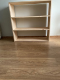 Regał sosnowy do pokoju dziecka Montessori 90x90x30