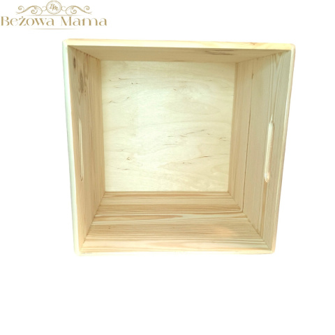 Skrzynka otwarta sosna 30x30x30 Skrzynka otwarta sosna 30x30x30