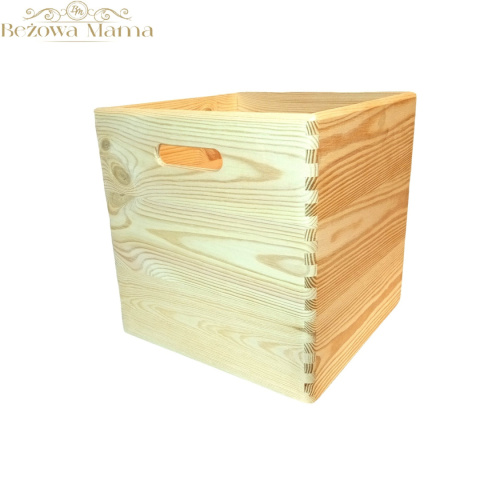 Skrzynka otwarta sosna 30x30x30 Skrzynka otwarta sosna 30x30x30