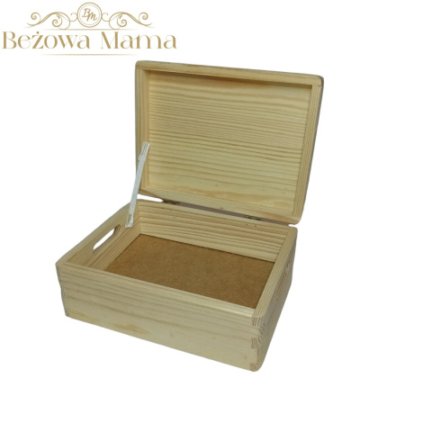 Skrzynka z pokrywą sosna 20x15x9 Skrzynka z pokrywą sosna 20x15x9