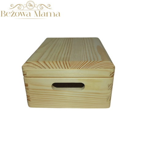 Skrzynka z pokrywą sosna 20x15x9 Skrzynka z pokrywą sosna 20x15x9