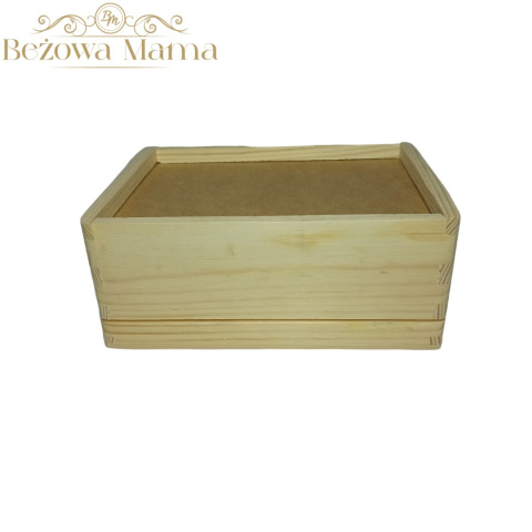 Skrzynka z pokrywą sosna 20x15x9 Skrzynka z pokrywą sosna 20x15x9