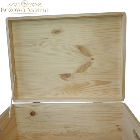 Skrzynka z pokrywą sosna 40x30x23 Skrzynka z pokrywą sosna 40x30x23