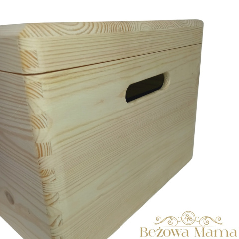 Skrzynka z pokrywą sosna 40x30x23 Skrzynka z pokrywą sosna 40x30x23